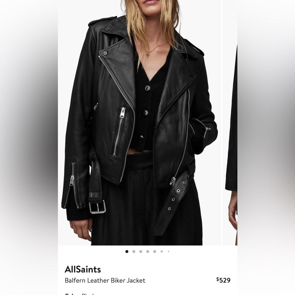All Saints Leather Jacket